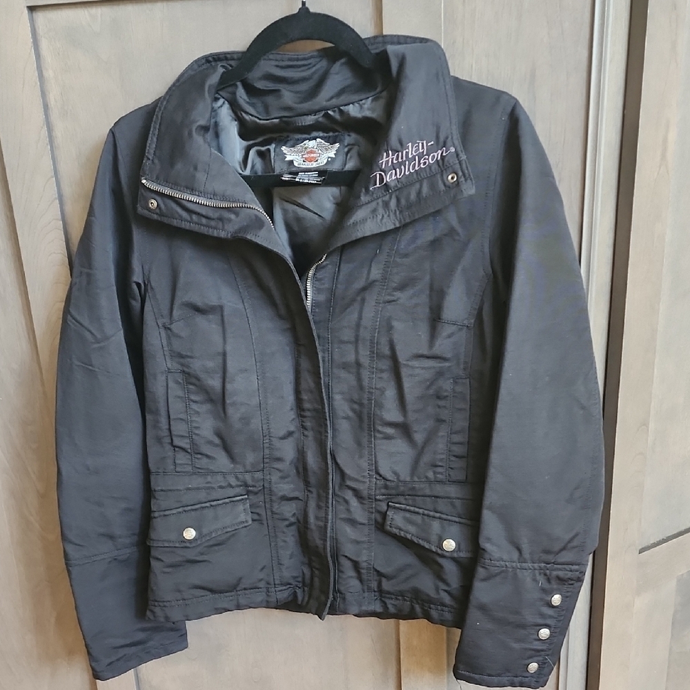 Harley-Davidson Black Zip-Up Jacket